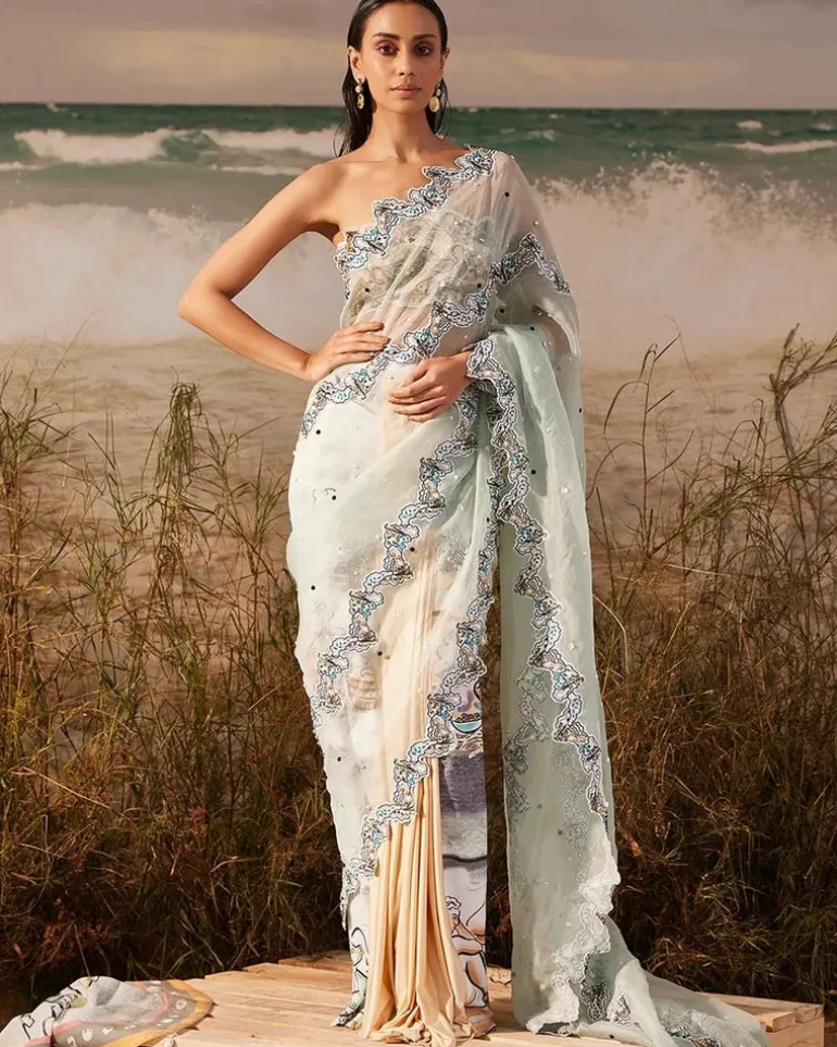 Saun FinnScallop Tailored Sari