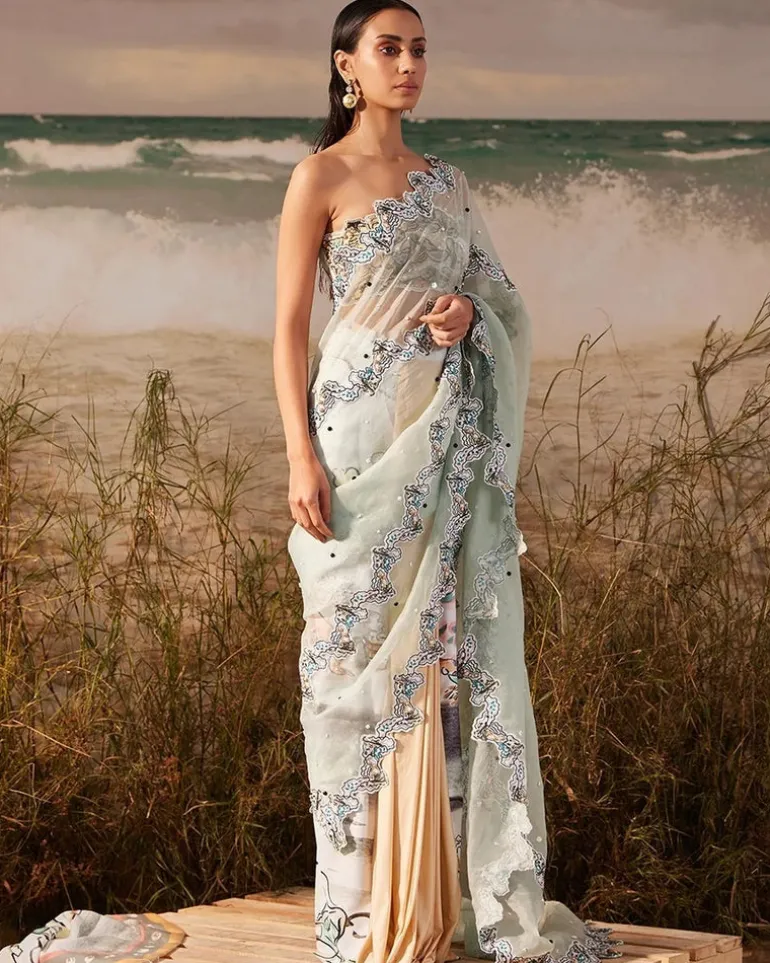 Saun FinnScallop Tailored Sari