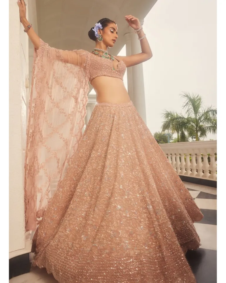 Scarlet Lehenga Set