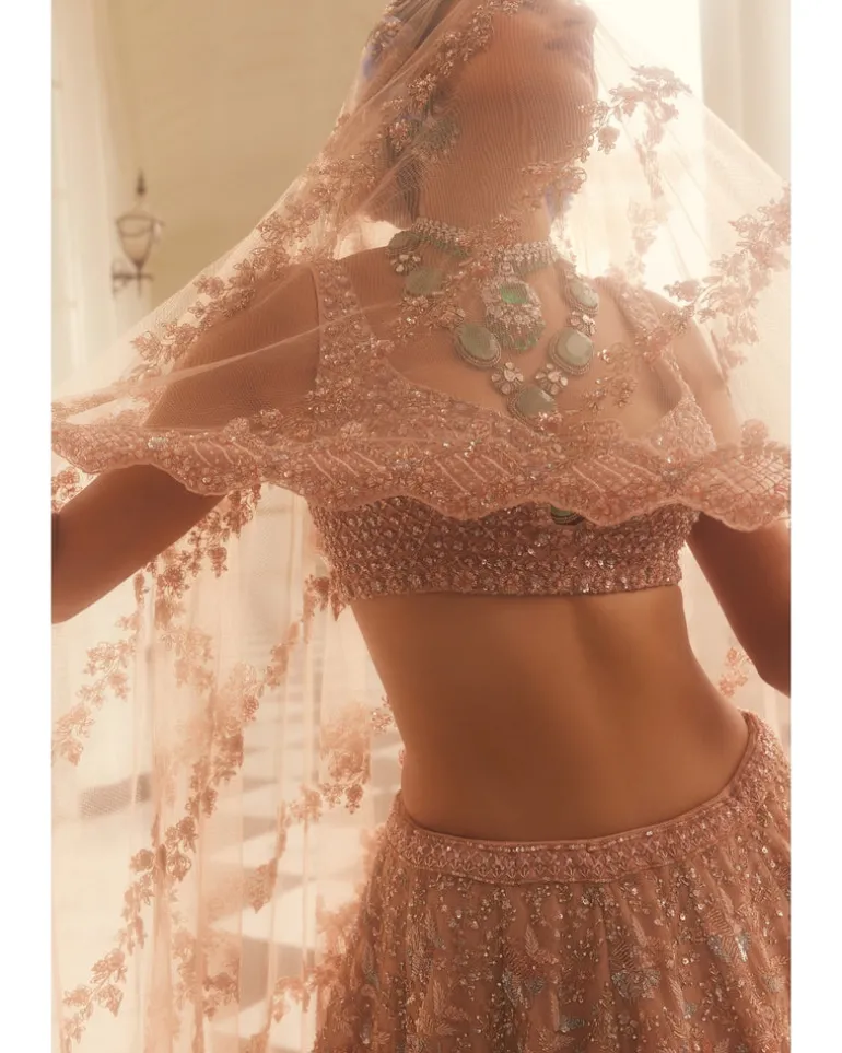 Scarlet Lehenga Set