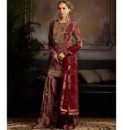 Scarlet Whisper Kurti Set