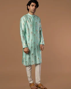Sea Blue Periwinkle Kurta
