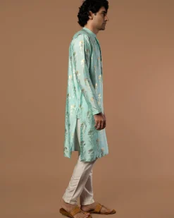 Sea Blue Periwinkle Kurta