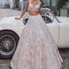 Sea Green Sequin Lehenga Set