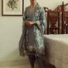 Self Chanderi Kurta With Dhoti Salwar