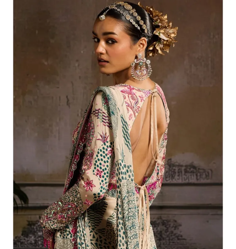 Serenity Tide Pant Sari Set