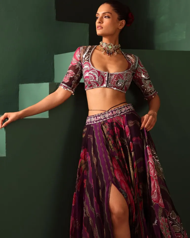 Shab Lehenga Set