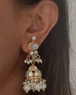 Shabha Milky Earrings