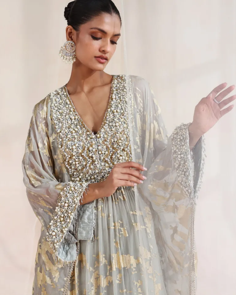 Shalu Kaftan Set