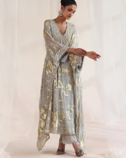 Shalu Kaftan Set