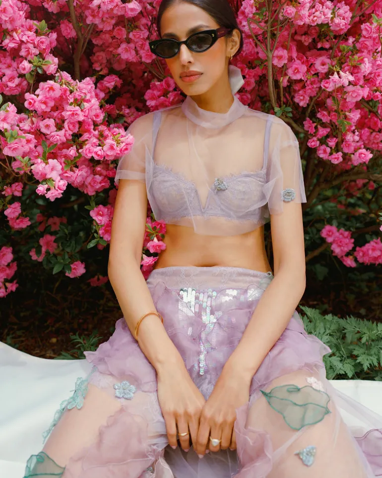 Sheer Milky Sunset Set