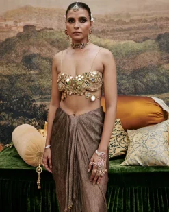 Sheesh Titli Skirt Set