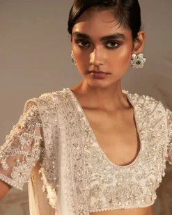 Shehnai Sari Skirt Set