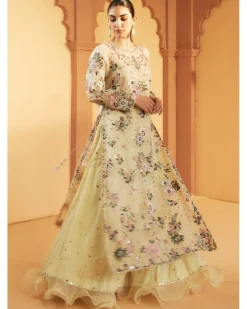Sideslit Kurta & Lehenga Set
