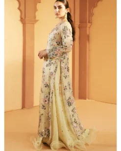 Sideslit Kurta & Lehenga Set