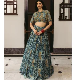 Sitara Crop Top Skirt Set