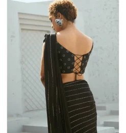 Sky Pre-Drape Sari Set