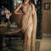 Slate Sequin Sari Set