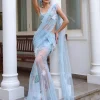 Soft Girl Cocktail Sari Set