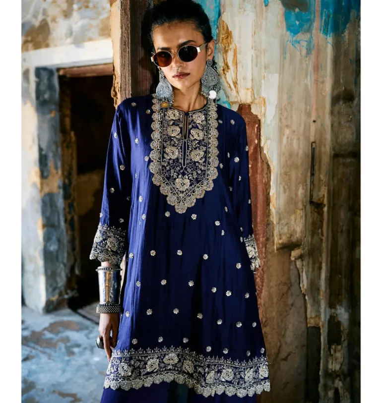 Spriha Embroidered Sharara Set