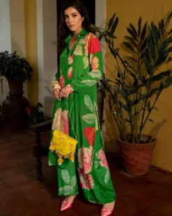 Spring Blooming Floral Kurta Set