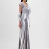 Steel Strata Micro Pleated Sari Set