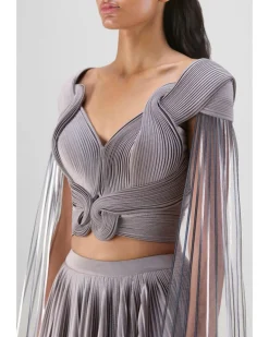 Steel Structured Strata Skirt Set