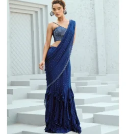 Stella Pre Drape Sari Set
