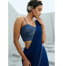 Stella Pre Drape Sari Set