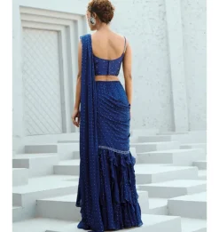Stella Pre Drape Sari Set