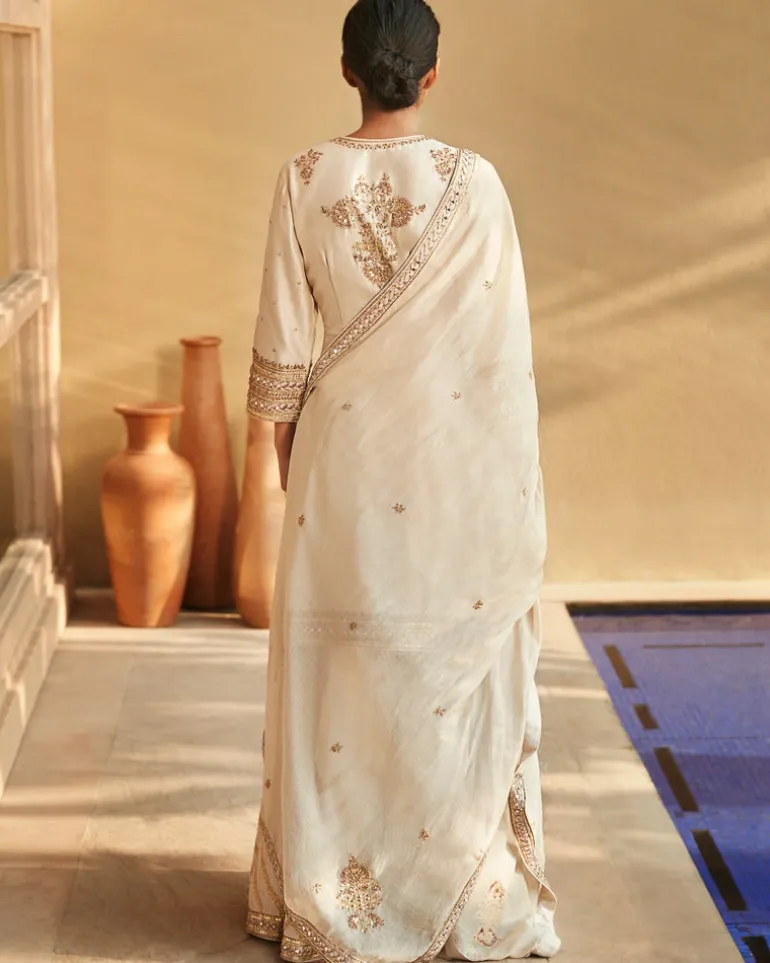 Sucha Ekru Aurum Sharara Set
