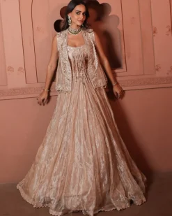 Sunehri Lehenga Set