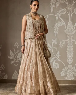 Sunehri Lehenga Set