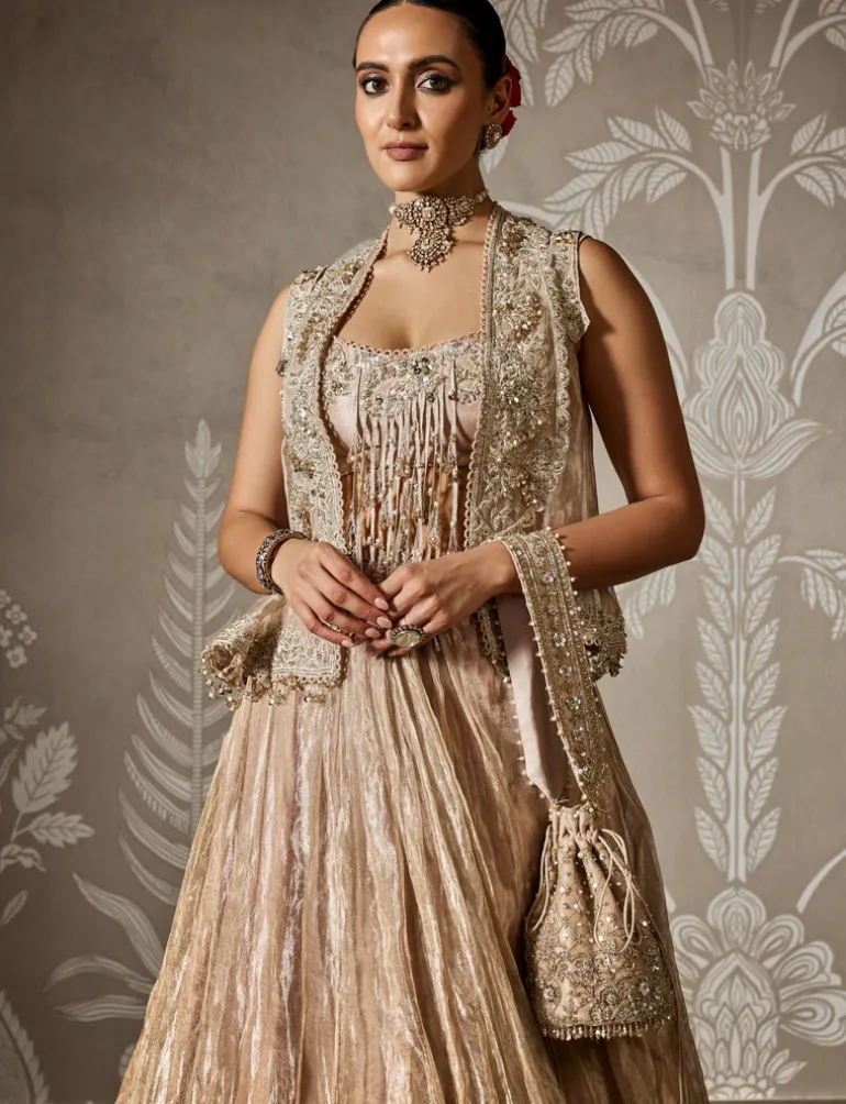 Sunehri Lehenga Set
