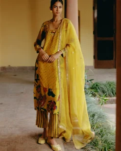 Sunflower Yellow Kurta Set