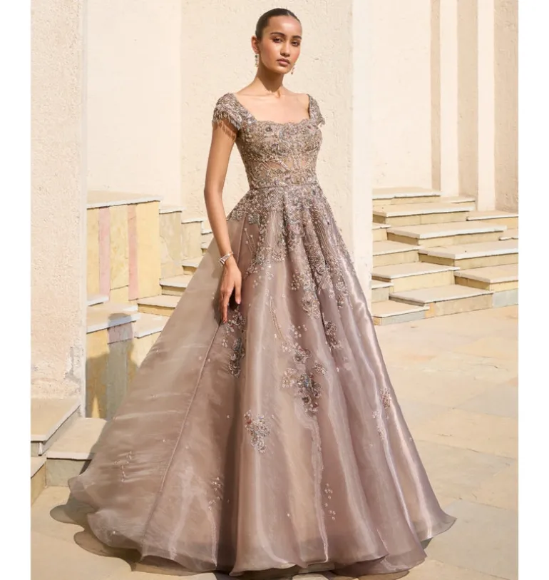Sunset Gleam Gown