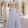 Supernova Lilac Bridal Lehenga