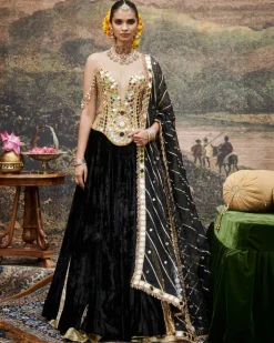 Surmayi Lehenga Set