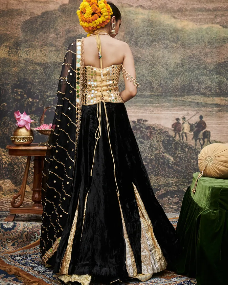 Surmayi Lehenga Set