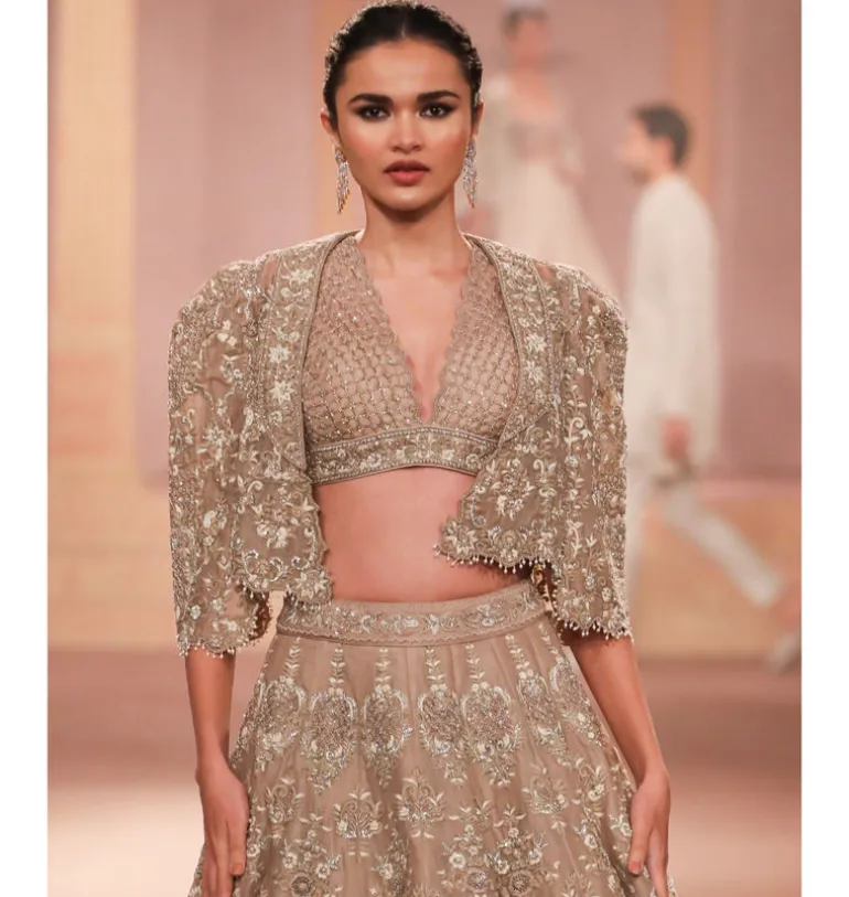 Swetha Pearl Threadwork Lehenga Set