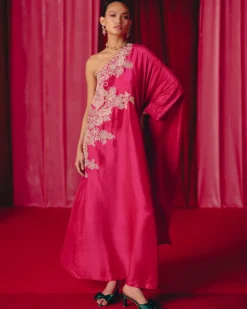 Tamira One Shoulder Kaftan