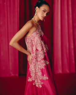 Tamira One Shoulder Kaftan