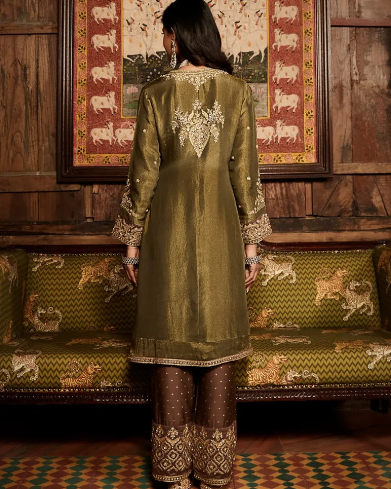 Tarnished Olive Tissue Heritage Suit Set