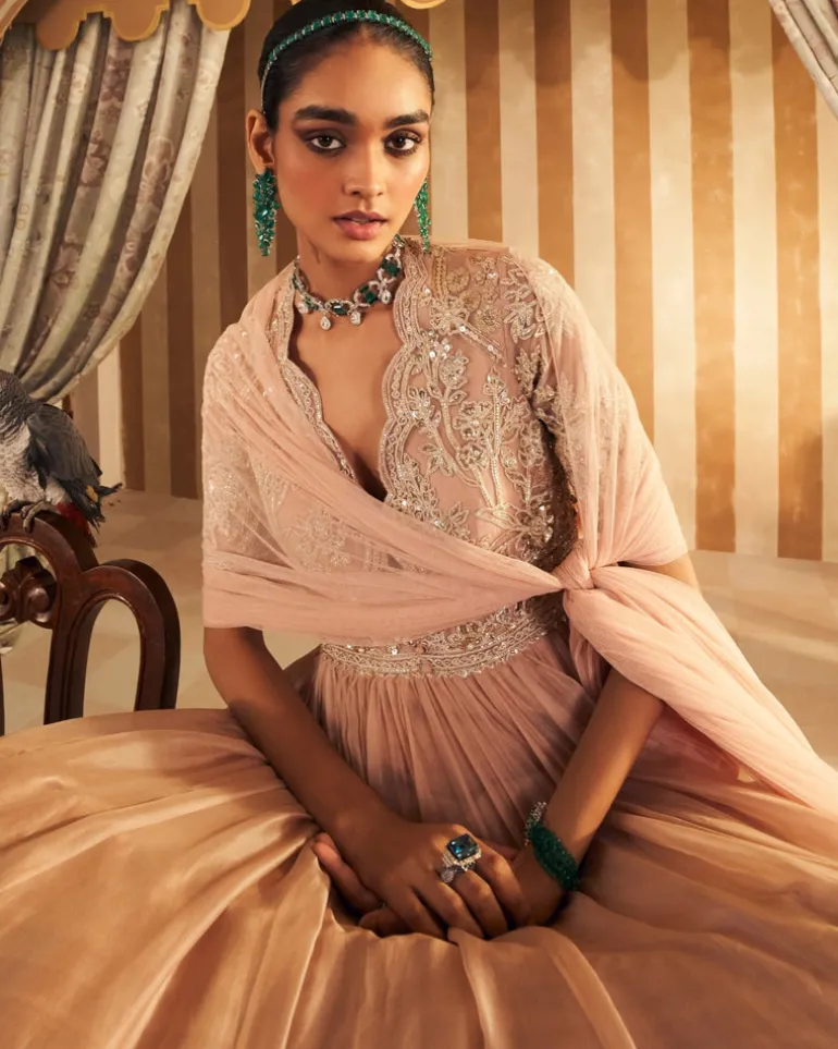 Tehseen Anarkali Set