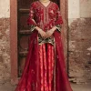 Terracotta Red Short Alisha Sharara Set