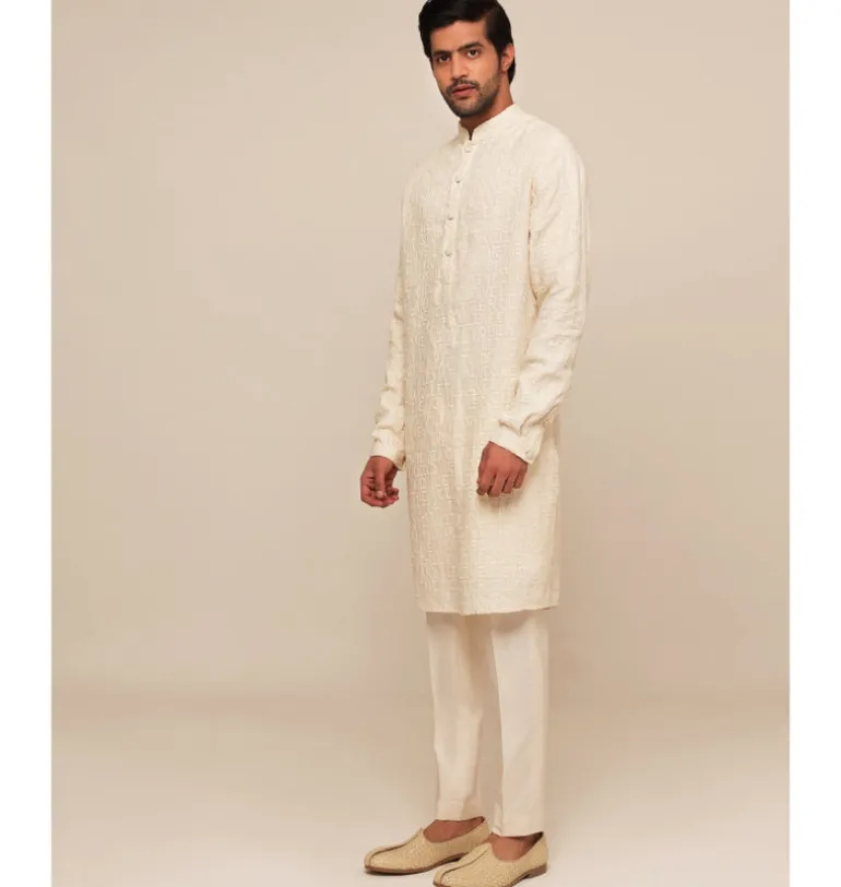 Text Kurta Set