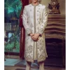 The Aurum Ekru Tree Of Life Sherwani Set