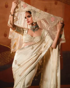 The Bombat Barfi Sari