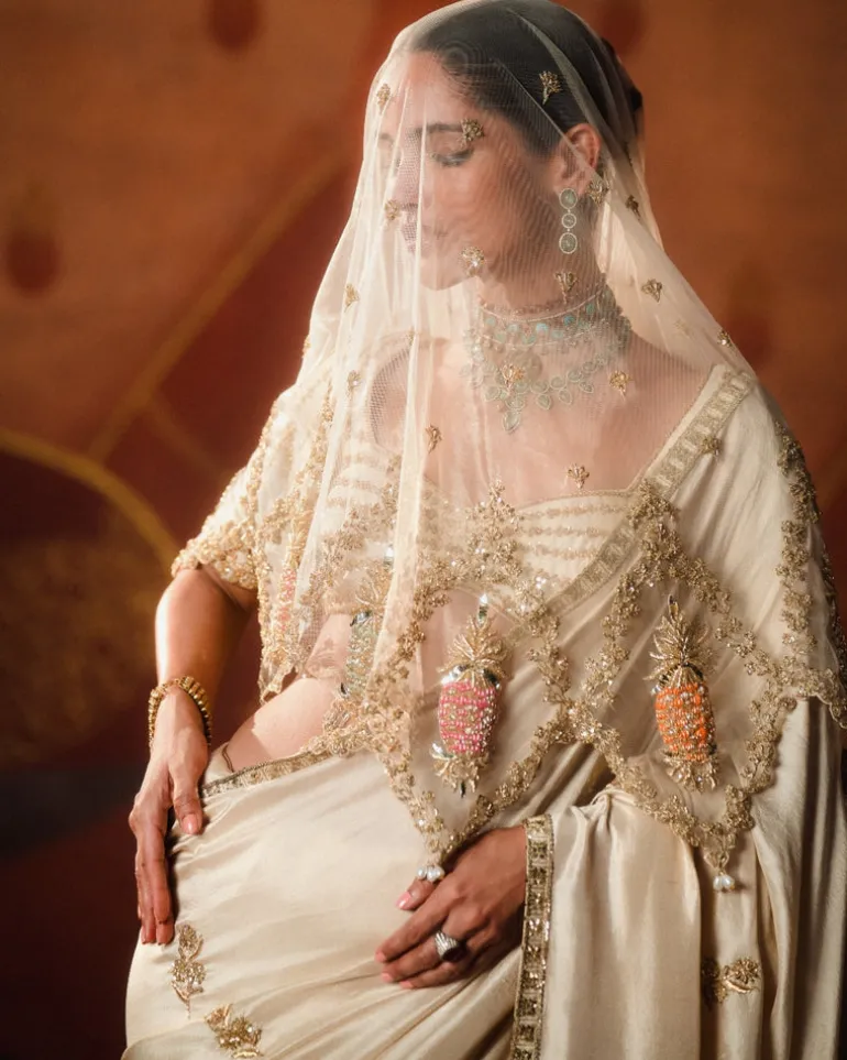 The Bombat Barfi Sari