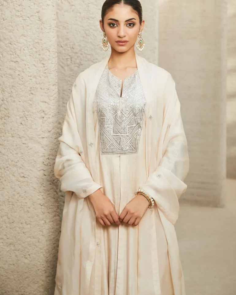 The Classic Ivory Kurta Set